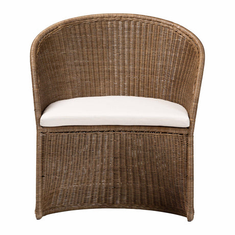 Modern European furniture - Graywashed Rattan Accent Chair - www.oroa.com