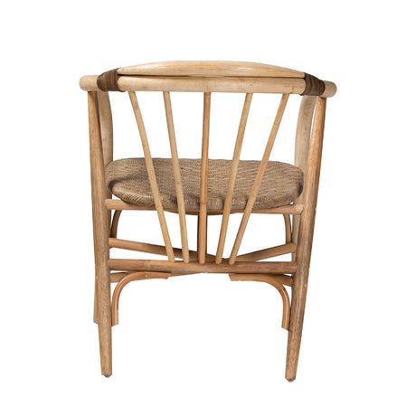 Contract furniture - Rattan Spindle Back Dining Chair - www.oroatrade.com