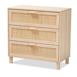  Modern European furniture - 3 Drawer Rattan Storage Cabinet - www.oroa.com | Oroa.com