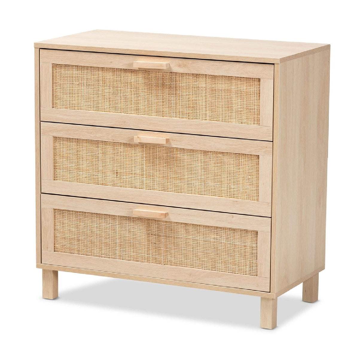   Modern European furniture - 3 Drawer Rattan Storage Cabinet - www.oroa.com | Oroa.com