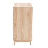 Modern European furniture - Oak Japandi 3 Drawer Cabinet - www.oroa.com