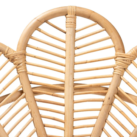 Modern European furniture - Leaf Inspired Rattan Accent Chair - www.oroa.com