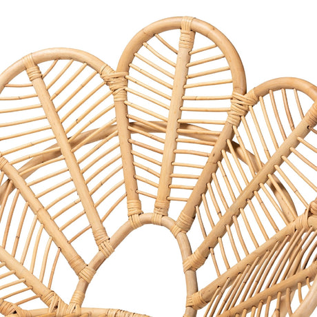 Modern European furniture - Leaf Inspired Rattan Accent Chair - www.oroa.com