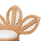 Modern European furniture - Flower Inspired Rattan Accent Chair - www.oroa.com