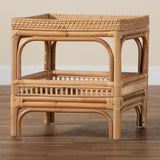 Modern European furniture - Rattan 2 Tier End Table - www.oroa.com