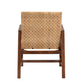 Modern European furniture - Acacia Framed Rattan Lounge Chair - www.oroa.com