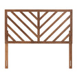 Modern European furniture - Wooden Chevron King Size Headboard - www.oroa.com