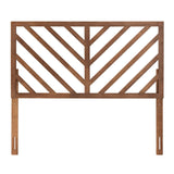 Modern European furniture - Wooden Chevron King Size Headboard - www.oroa.com