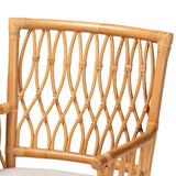 Modern European furniture - Rattan Openwork Accent Armchair - www.oroa.com