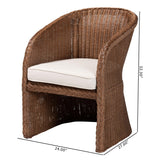 Modern European furniture - Braided Rattan Accent Chair - www.oroa.com
