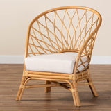 Modern European furniture - Rattan Sloped Accent Chair - www.oroa.com