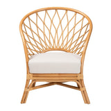 Modern European furniture - Rattan Sloped Accent Chair - www.oroa.com