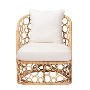 Modern European furniture - Rattan Bubble Openwork Accent Chair - www.oroa.com