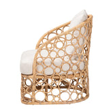 Modern European furniture - Rattan Bubble Openwork Accent Chair - www.oroa.com