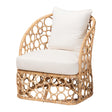 Modern European furniture - Rattan Bubble Openwork Accent Chair - www.oroa.com