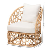 Modern European furniture - Rattan Bubble Openwork Accent Chair - www.oroa.com