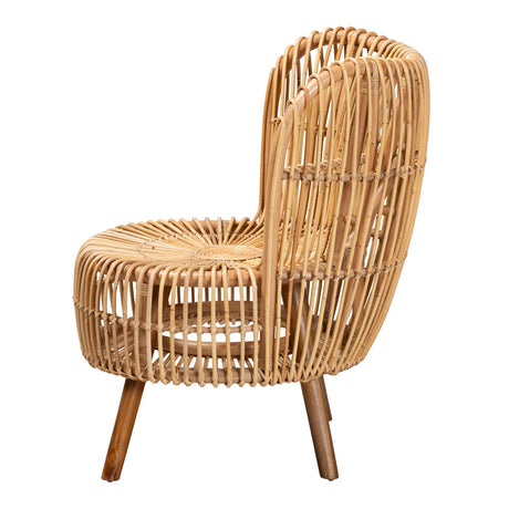 Modern European furniture - Rattan Rods Lounge Chair - www.oroa.com
