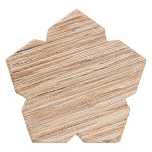 Grasscloth Flower Inspired End Table | Bali Loom Janeth | Oroa.com