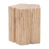 Modern European furniture - Grasscloth Flower Inspired End Table - www.oroa.com