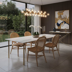 Modern European furniture - Round Back Rattan Dining Chair - www.oroa.com