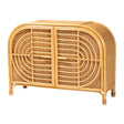 Modern European furniture - Natural Rattan 2 Door Sideboard - www.oroa.com