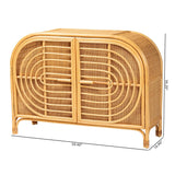 Modern European furniture - Natural Rattan 2 Door Sideboard - www.oroa.com