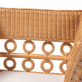 Modern European furniture - Braided Rattan Padded Accent Chair - www.oroa.com