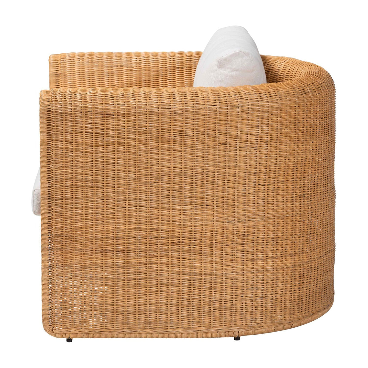 Modern European furniture - U Shaped Rattan Lounge Armchair - www.oroa.com