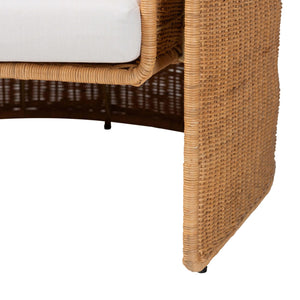 Modern European furniture - U Shaped Rattan Lounge Armchair - www.oroa.com