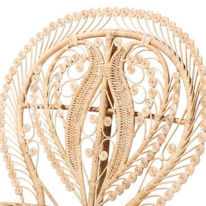 Modern European furniture - Rattan Indoor Semi Outdoor Peacock Accent Chair - www.oroa.com
