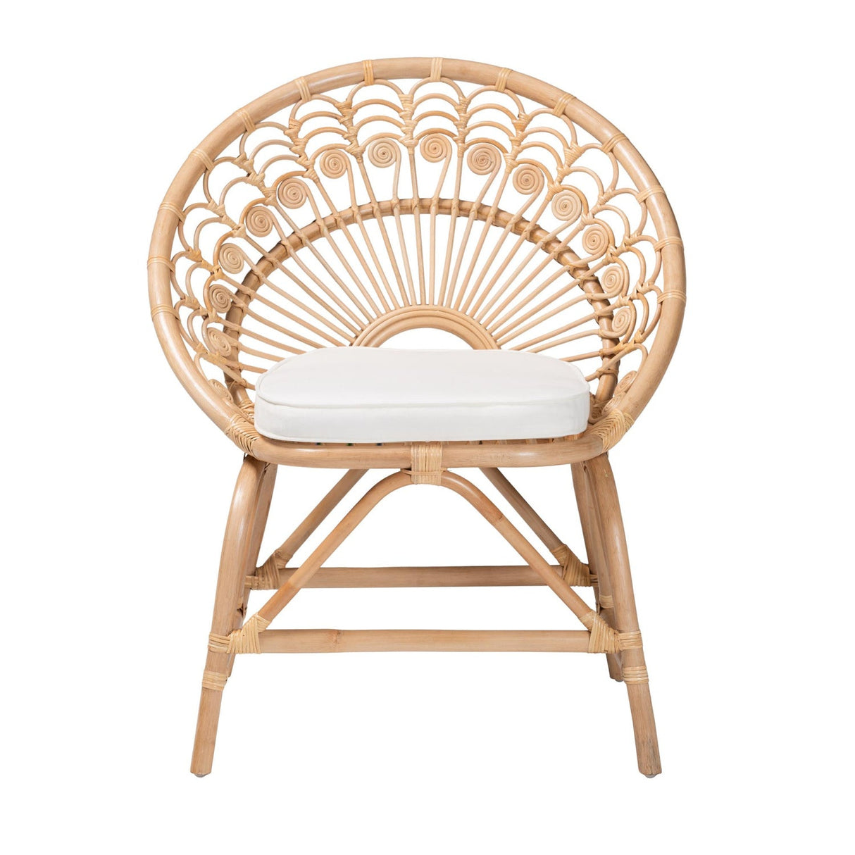   Modern European furniture - Boho Rattan Peacock Accent Chair - www.oroa.com | Oroa.com