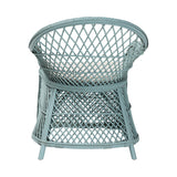 Modern European furniture - Braided Rattan Bohemian Accent Armchair - www.oroa.com