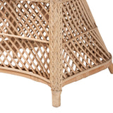 Modern European furniture - Braided Rattan Bohemian Accent Armchair - www.oroa.com