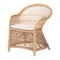 Modern European furniture - Braided Rattan Bohemian Accent Armchair - www.oroa.com