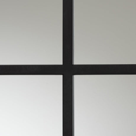 Contract furniture - Black Metal Accent Wall Mirror -  www.oroatrade.com
