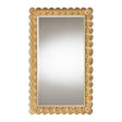 Hospitality furniture - Gold Seashell Accent Mirror - www.oroatrade.com