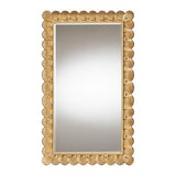 Hospitality furniture - Gold Seashell Accent Mirror - www.oroatrade.com