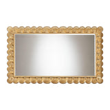 Hospitality furniture - Gold Seashell Accent Mirror - www.oroatrade.com