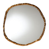 Modern European furniture - Antique Gold Freeform Accent Mirror - www.oroa.com