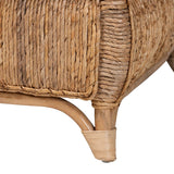 Modern European furniture -Cushioned Woven Seagrass Lounge Chair- www.oroa.com