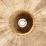 Modern European furniture - Scalloped Natural Rattan Pendant Lamp - www.oroa.com