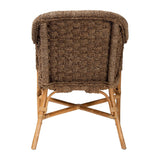 Modern European furniture - Woven Seagrass Bohemian Accent Chair - www.oroa.com
