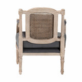 Modern European furniture - Carved Wood Framed Accent Chair - www.oroa.com