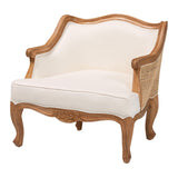 Modern European furniture - Beige French Style Accent Chair - www.oroa.com