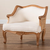 Modern European furniture - Beige French Style Accent Chair - www.oroa.com