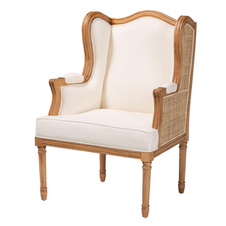 Modern European furniture - Beige French Style Accent Chair - www.oroa.com