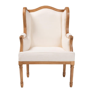 Modern European furniture - Beige French Style Accent Chair - www.oroa.com