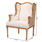 Modern European furniture - Beige French Style Accent Chair - www.oroa.com