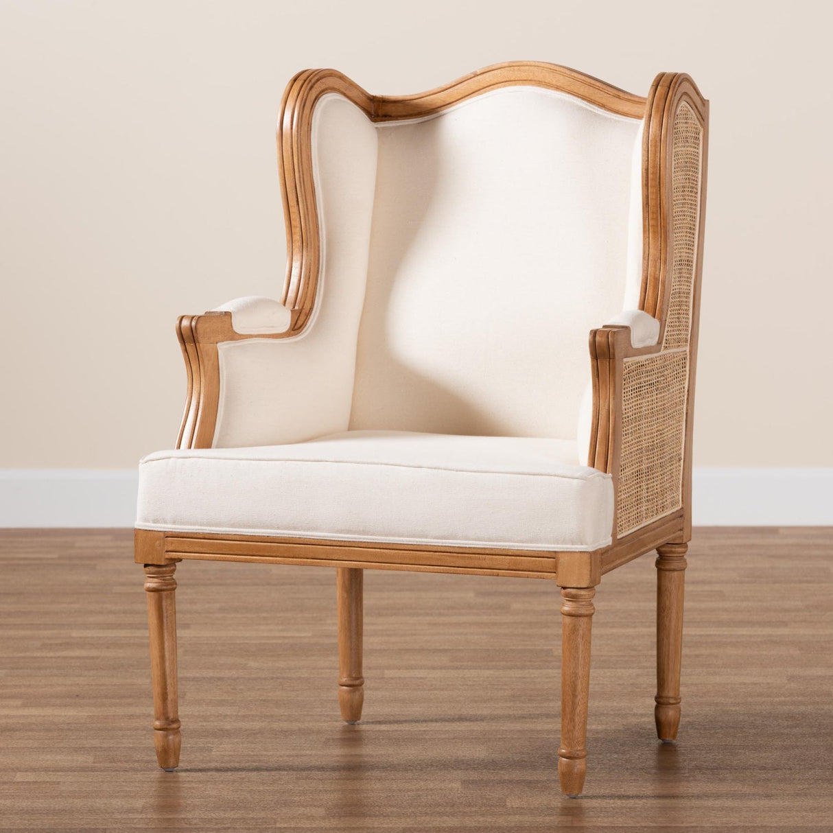 Modern European furniture - Beige French Style Accent Chair - www.oroa.com