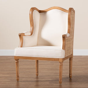 Modern European furniture - Beige French Style Accent Chair - www.oroa.com